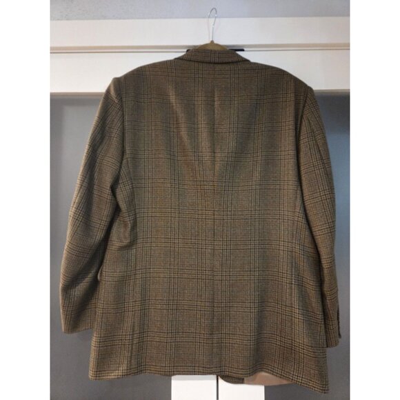 Stafford Lambswool Blazer Sz 43R Check Tweed Plaid Sport Coat - Picture 2 of 15